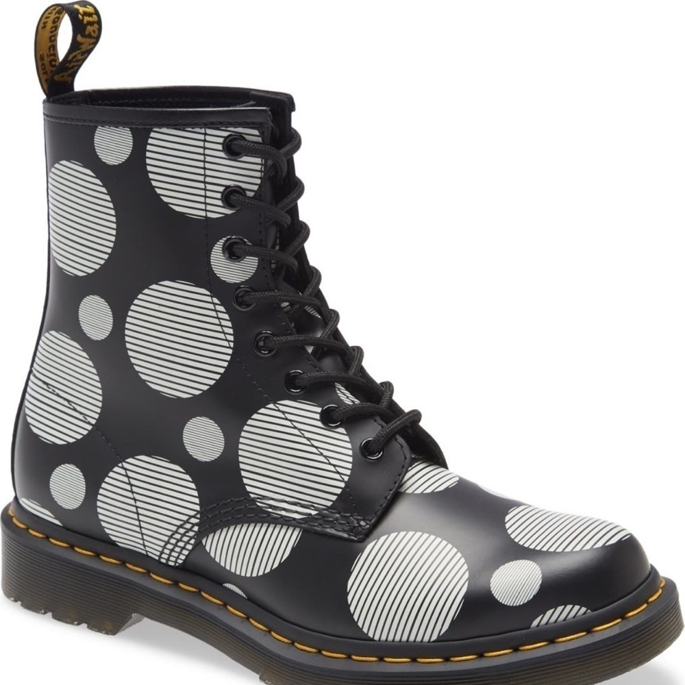 DR Martens 1460 Polka Dot Boots